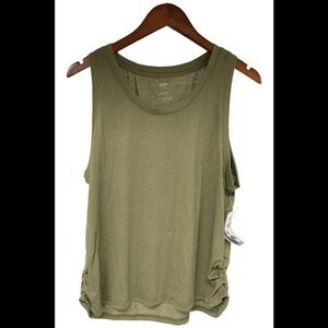 Shadow Sport Women's Ruched Tank Olive - Regular